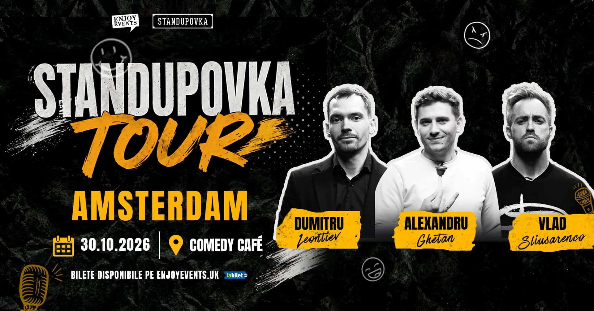 STANDUPOVKA | AMSTERDAM (Comedy Café) | 30.10.2026